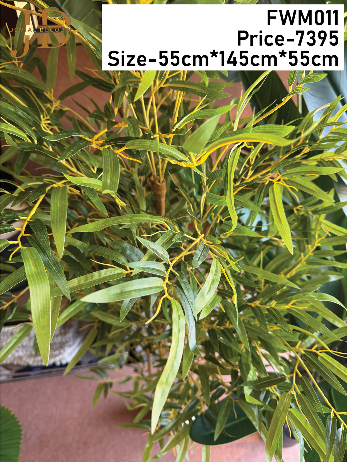 Artificial Bamboo Silk Tree with Pot
