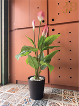 Artificial Real Touch Peace Lily Plant With Pot