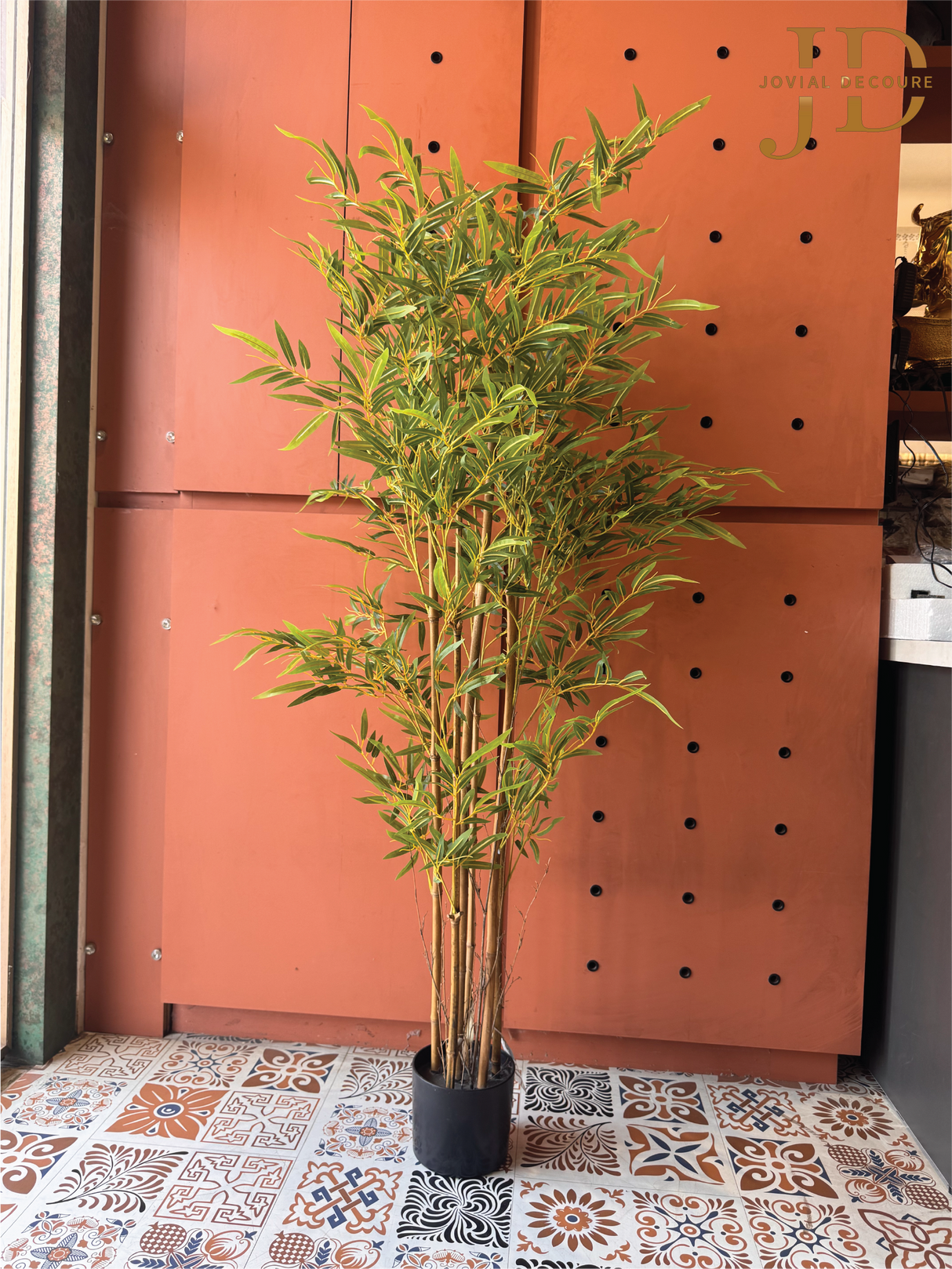 Artificial Bamboo Silk Tree with Pot