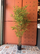 Artificial Bamboo Silk Tree with Pot