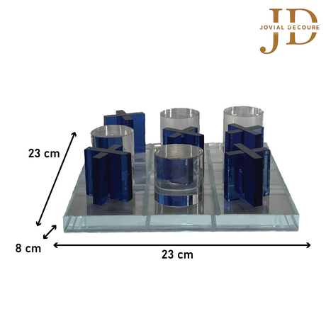 XOXO Glass Antique Blue