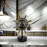 Brass Table Clock Golden