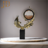 Carousel Brass Decoration Fish-Shaped