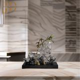 Taihu Stone DragonFly Golden Antique