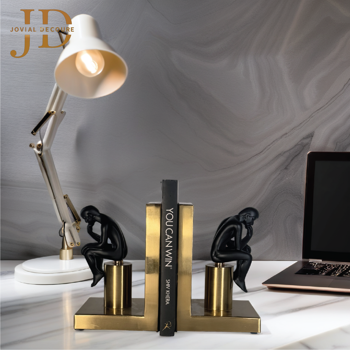 Decorative Book Stand For Desk SittingMan-Shaped