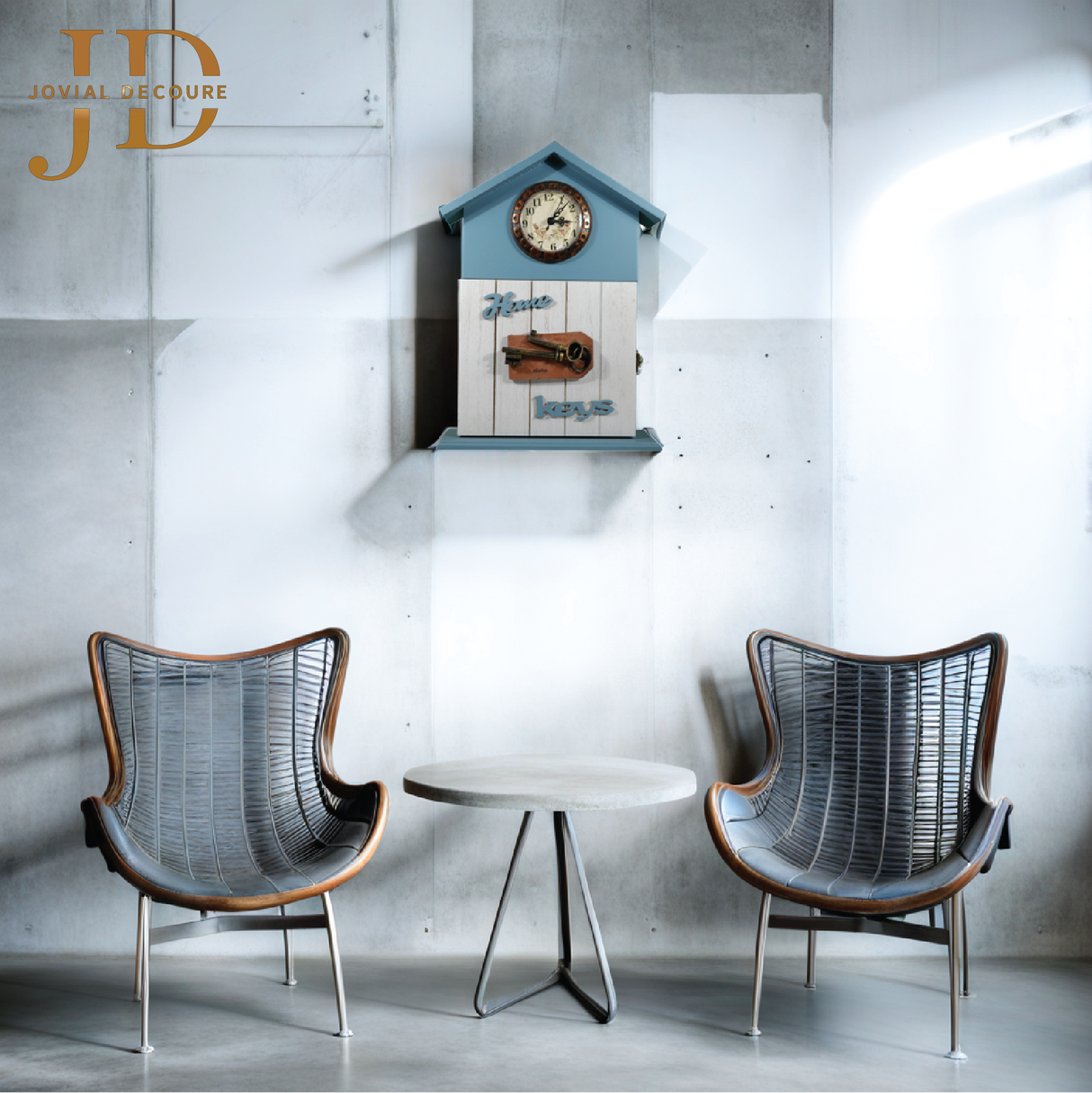 Key Holder with Clock C026003B