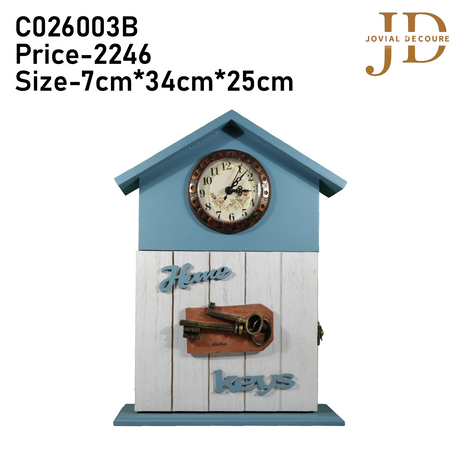 Key Holder with Clock C026003B