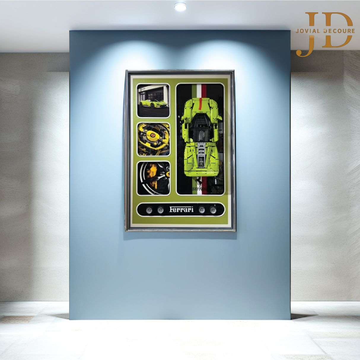 Ferrari Car 3D WallArt