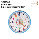 Learning Clock for Kids with Colorful Numerals