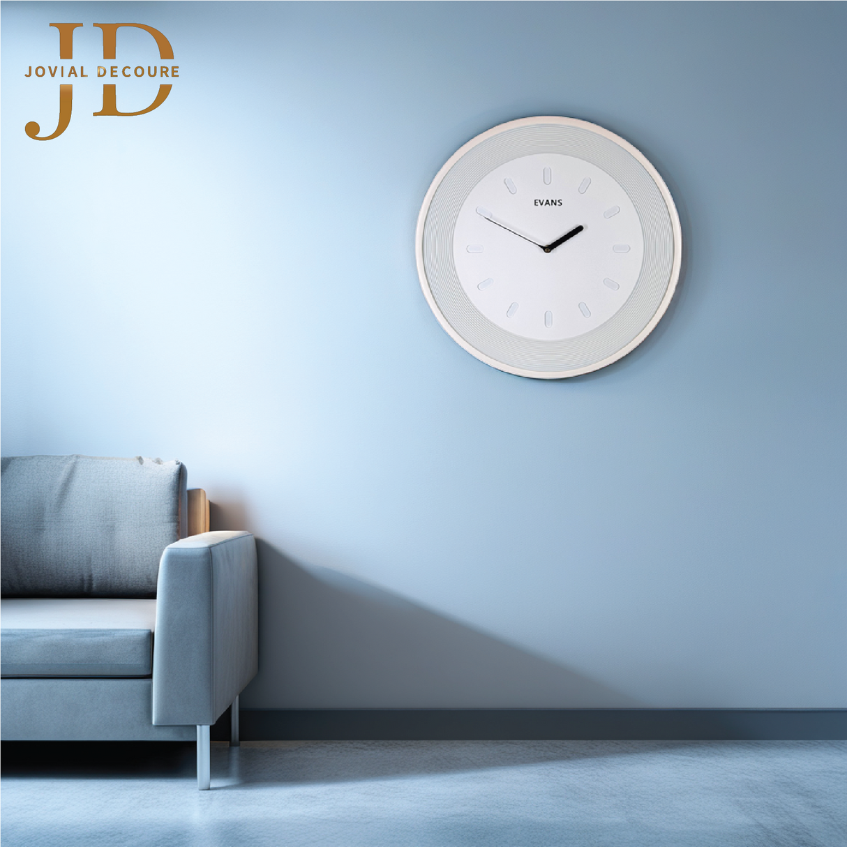 EVANS White Clock