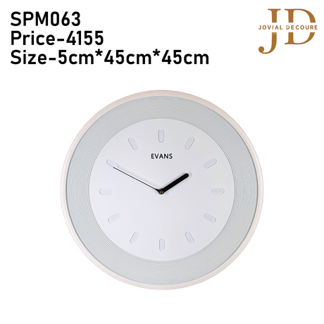 EVANS White Clock