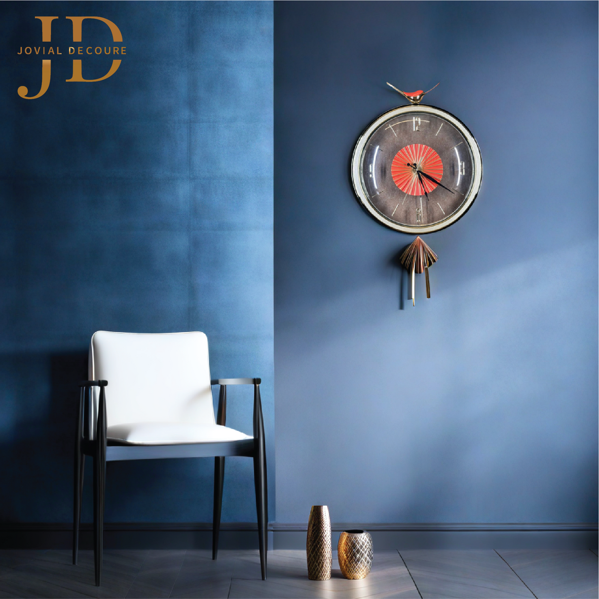 Bird Swaying Pendulum Clock