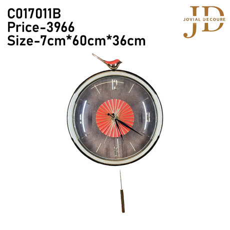 Bird Swaying Pendulum Clock