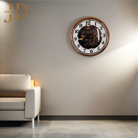 Premium Analog Moving Gear Wall Clock