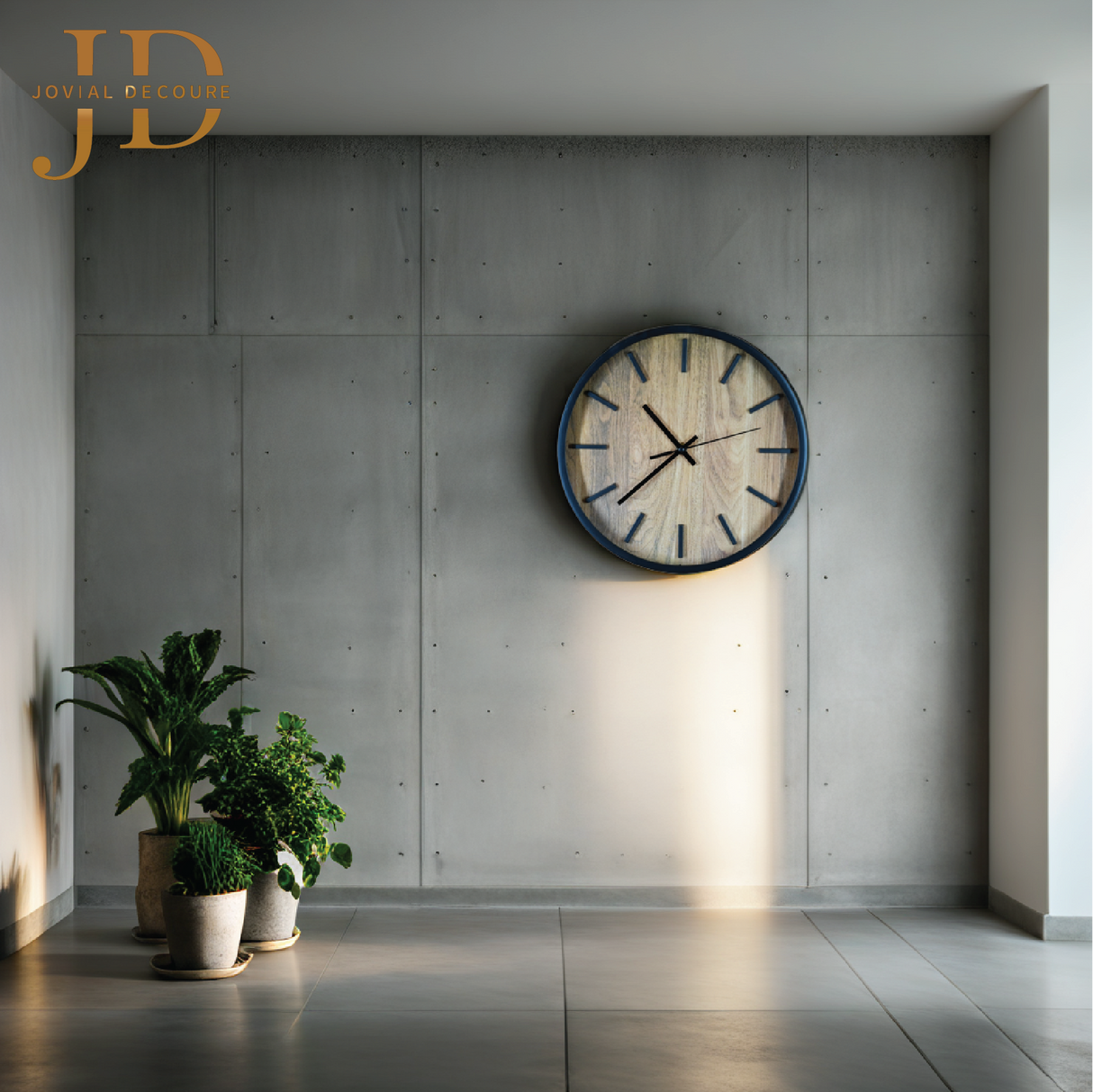 Home Wall Clock - Modern Wood