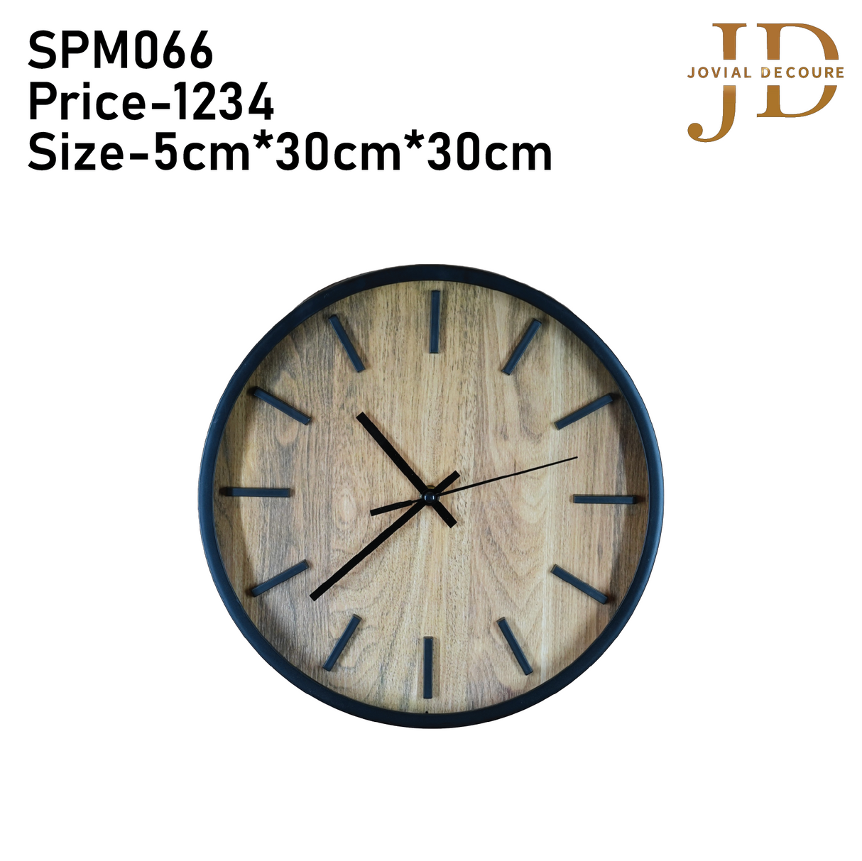 Home Wall Clock - Modern Wood