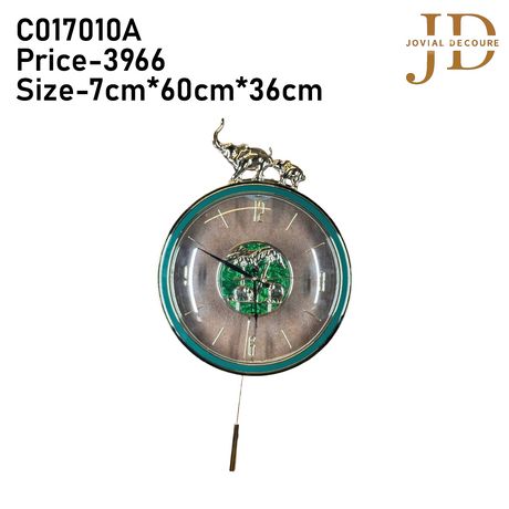 Elephant Pendulum Wall Clock