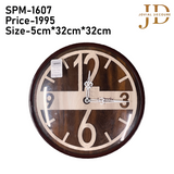 WoodX Analog Wall Clock (Lines)