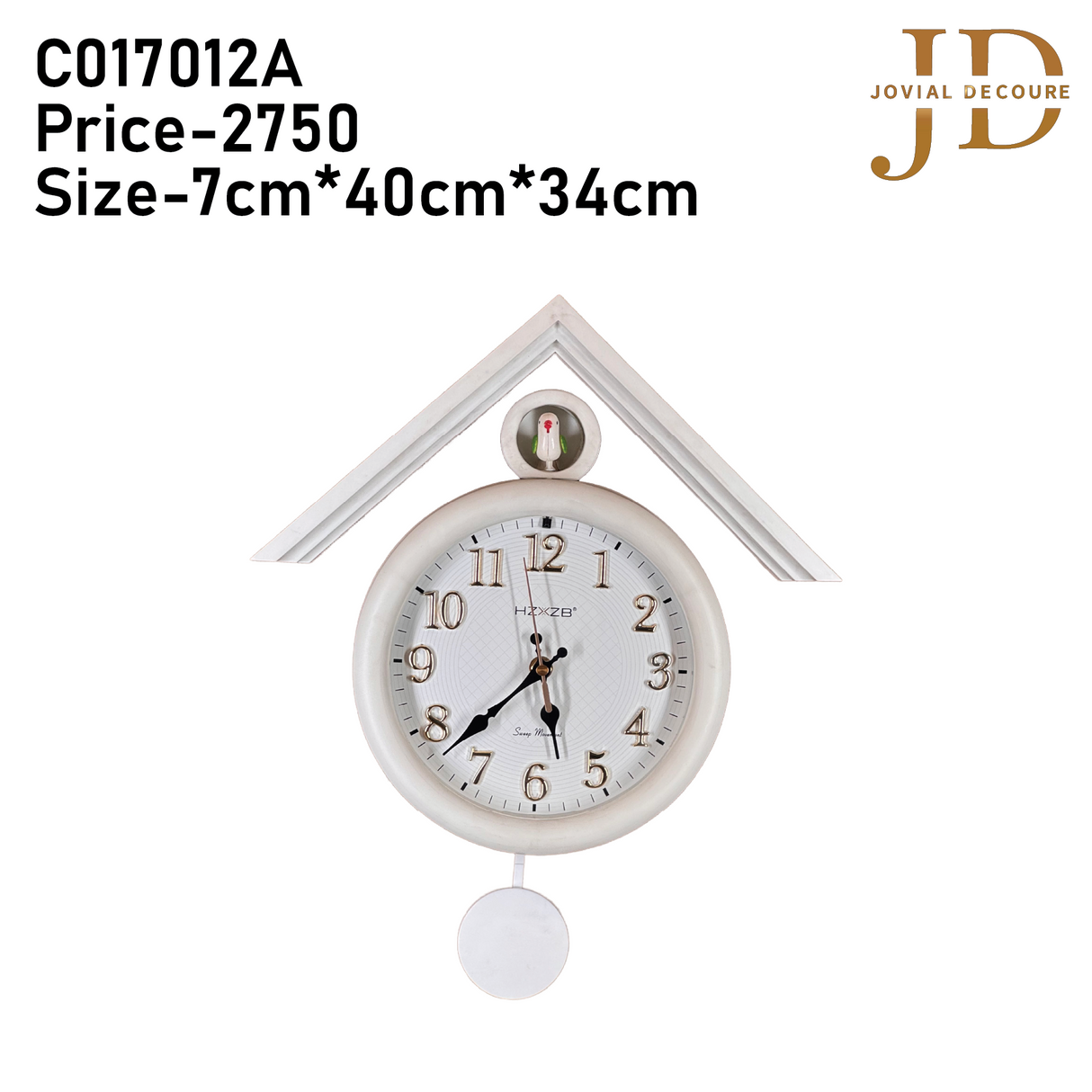 Cuckoo Bird Coming Out Wall Clock - Cuchoo Kuku Bird Alarm Bell Music