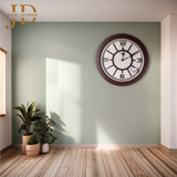 WoodX Analog Wall Clock (Silver)