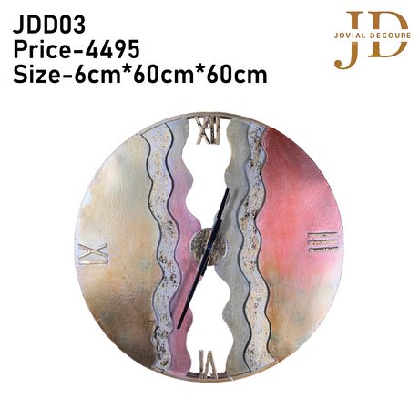 Designer Stylish Antique Fancy Analog Metal Wall Clock