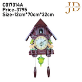 Wall Clock Cuckoo Clock Style 02 - Cuchoo Kuku Bird Alarm Bell Music
