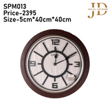 WoodX Analog Wall Clock (Silver)