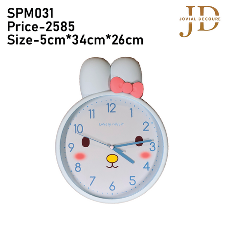 Lovely Rabbit Shaped Clock