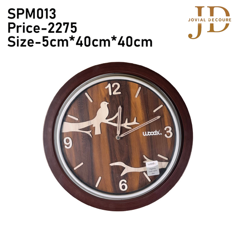 WoodX Analog Wall Clock (Sparrows)