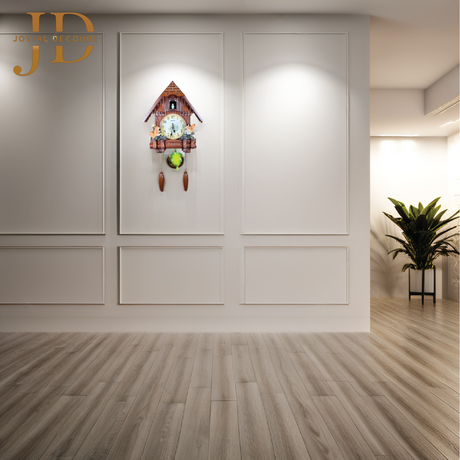 Wall Clock Cuckoo Clock Style 02 - Cuchoo Kuku Bird Alarm Bell Music