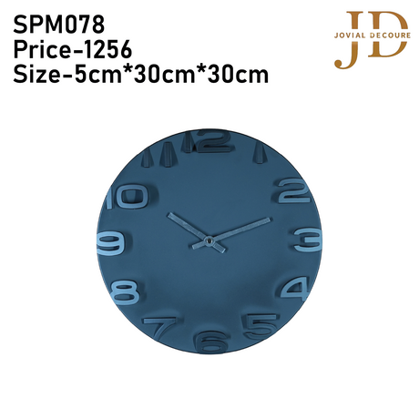 Clock Matt Black