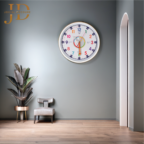 Learning Clock for Kids with Colorful Numerals