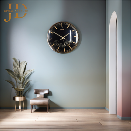 Evans Wall Clock with Moving Gear Mechanism
