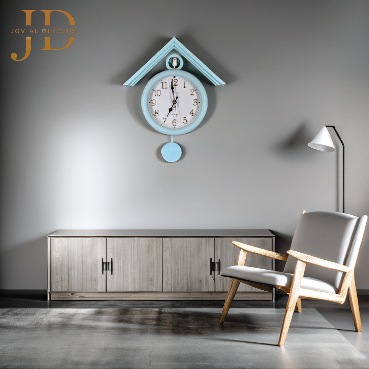 Cuckoo Bird Coming Out Wall Clock - Cuchoo Kuku Bird Alarm Bell Music