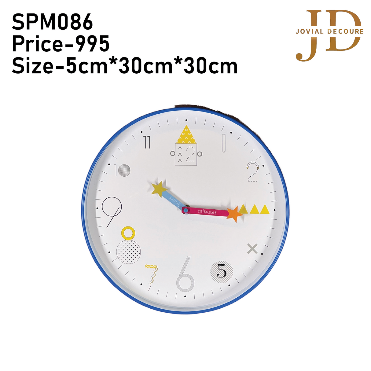 Acrylic Wall Clock - Star