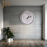 Decorative Wall Clock with Roman Numerals Grey