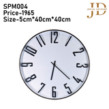 Hanging Clocks Non Ticking Silent Wall Clock White