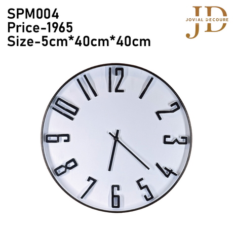 Hanging Clocks Non Ticking Silent Wall Clock White