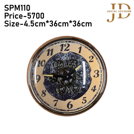 Premium Analog Moving Gear Wall Clock