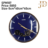 Evans Wall Clock with Moving Gear Mechanism