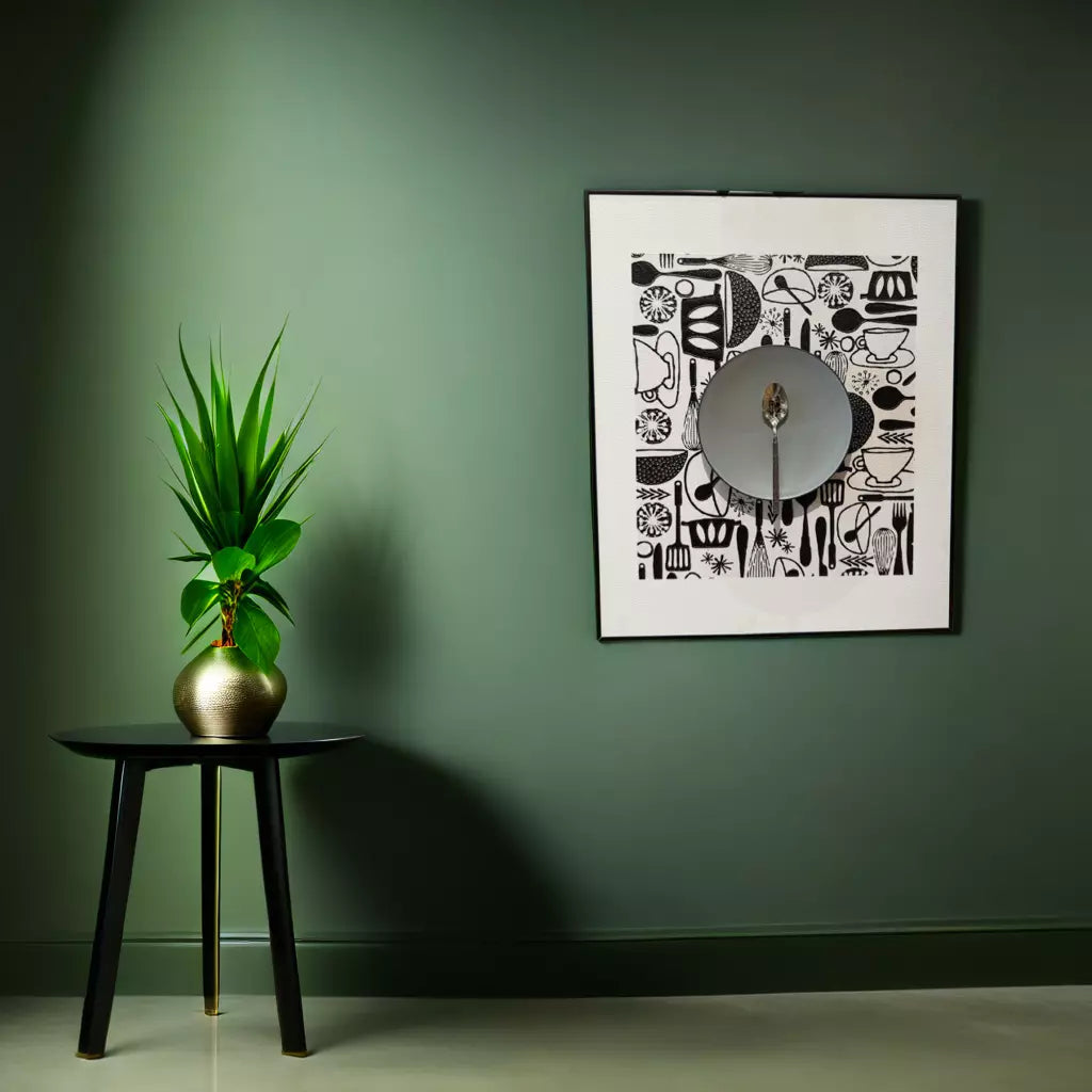 Plate & Spoon Art 3D WallArt