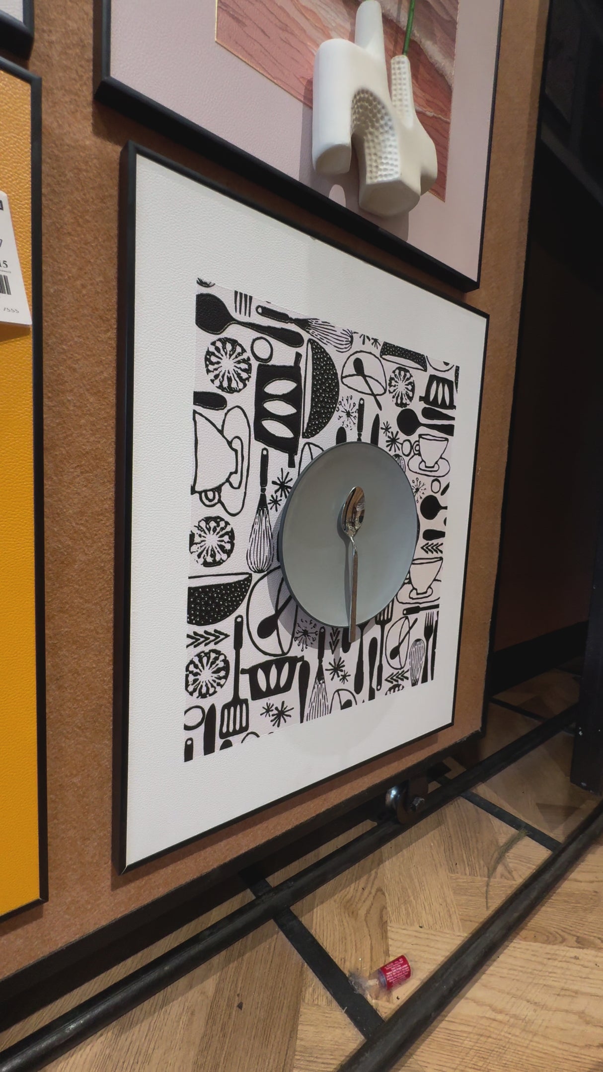 Plate & Spoon Art 3D WallArt
