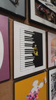 Piano with Golden Man 3D WallArt