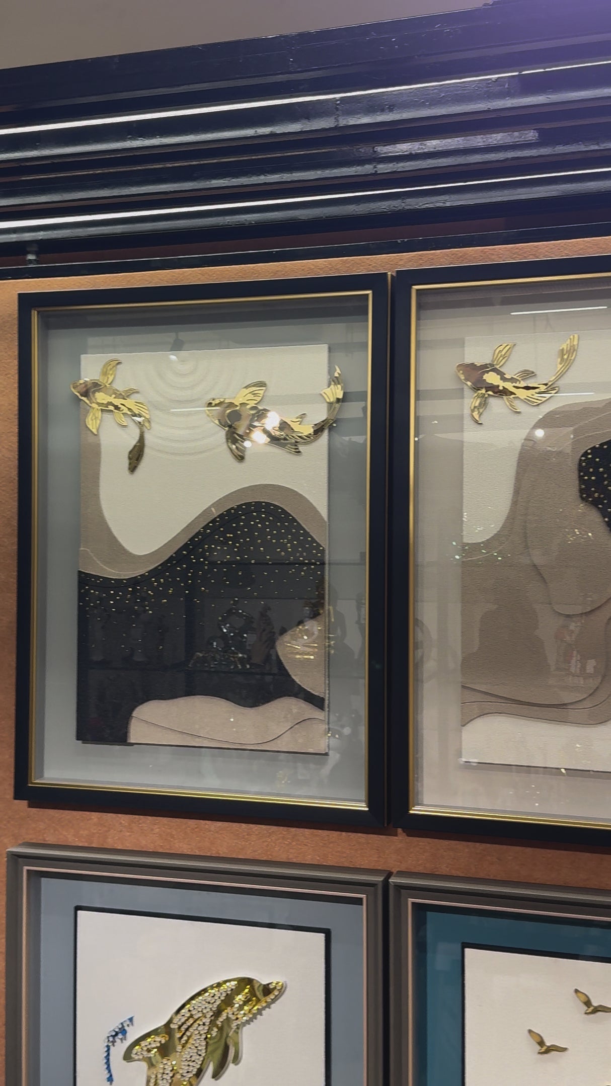 Fish Scenery Frames Set of 3