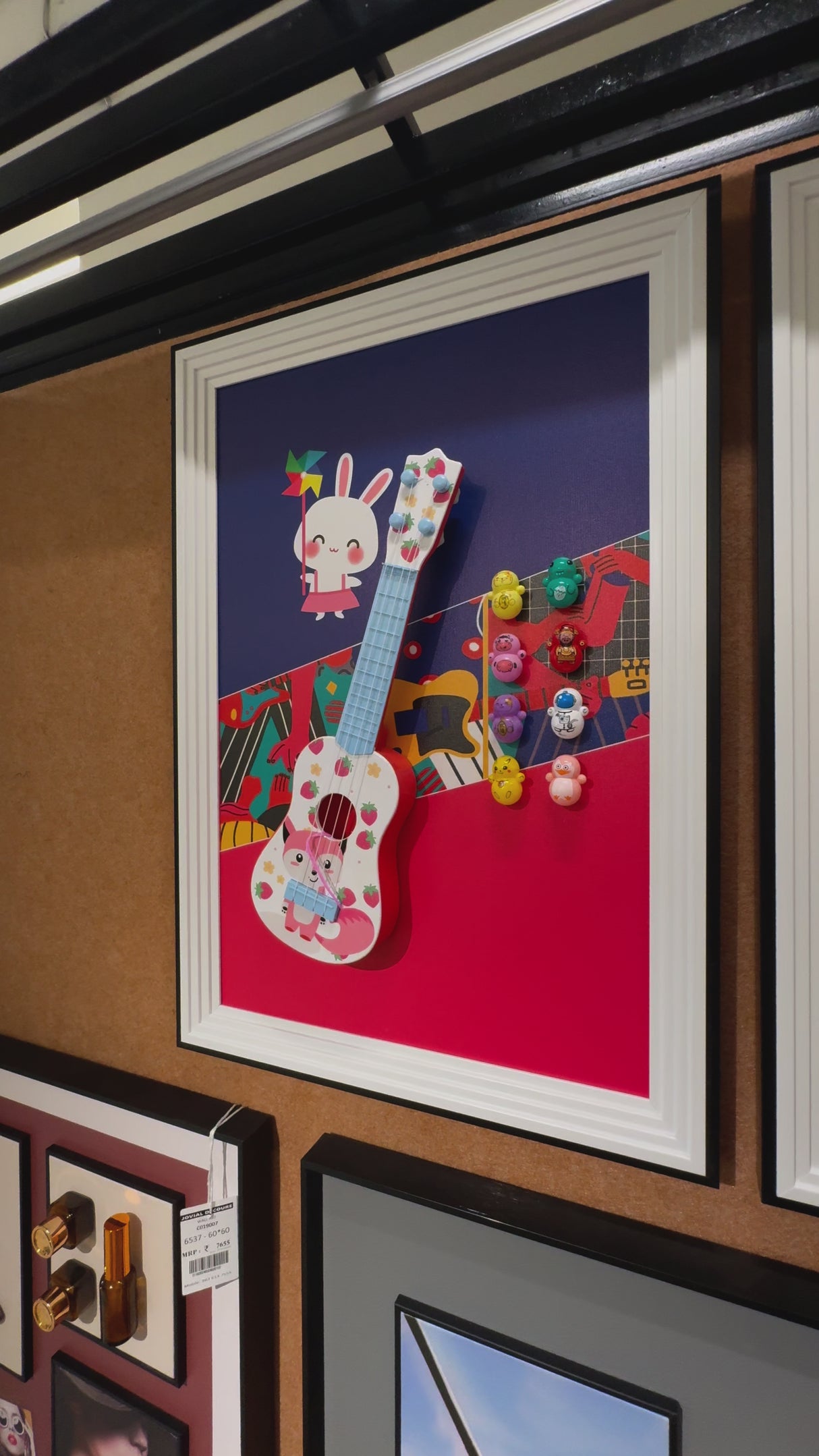 Girl Guitar 3D WallArt