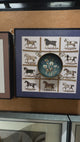 Blue Frame with Plate Horse 3D WallArt