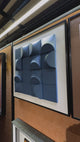 Blue Squares 3D Wallart