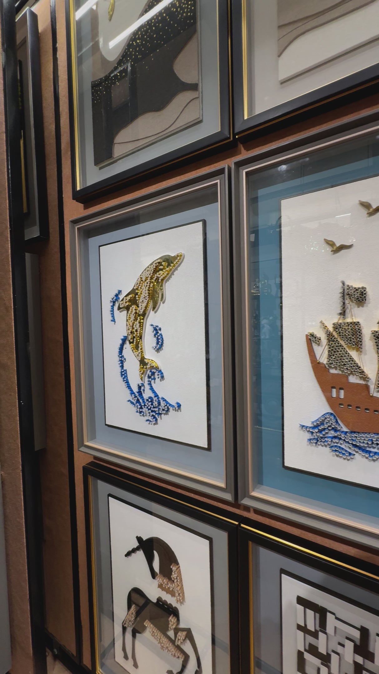 Ship Scenery Frames Set of 3