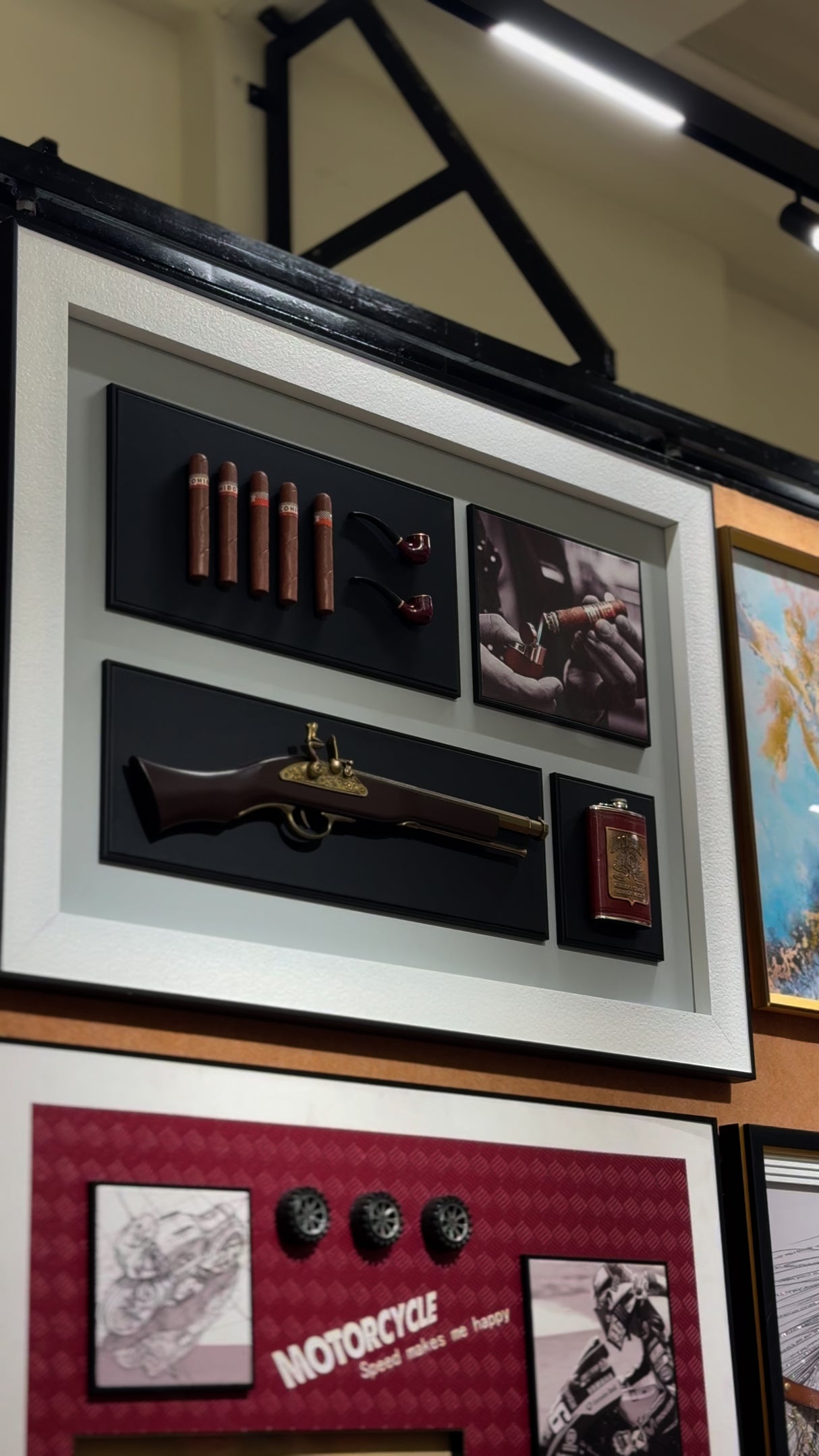Shotgun with Bullets 3D WallArt