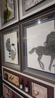Horse Graphics Frames Set of 3